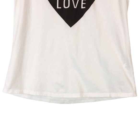 Maison Scotch Womens Graphic T-Shirt XL White Scoop Neck Cap Sleeve Lightweight - Picture 5 of 10